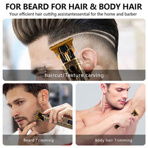 <span class=keywords><strong>Tondeuse</strong></span> à <span class=keywords><strong>barbe</strong></span> professionnelle de qualité supérieure, sans fil, rechargeable par USB, lame T à coupe zéro, pour la maison, la sculpture, les hommes, la <span class=keywords><strong>tondeuse</strong></span> à cheveux corporels - Product Image 6