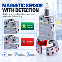 GHPR Wenjin Pince robotique verticale pneumatique à 2 mâchoires pour préformes de bouteilles avec capteur de détection, pour la manutention de PET et l'automatisation