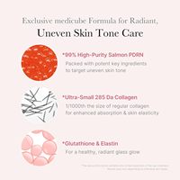 Sérum rose Medicube Salmon DNA PDRN pour une utilisation quotidienne |   Ampoule intensive 99% ADN de saumon PDRN, Collagène, Glutathion