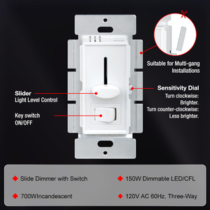 Hoge Kwaliteit 120V Drie Manier Led <span class=keywords><strong>Dimmer</strong></span> Met Etl - Product Image 2