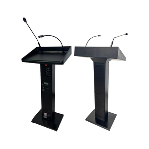 <span class=keywords><strong>M</strong></span> Hot Selling Speaking Podium Équipement de salle de conférence Podium de conférence avec haut-parleurs à gamme complète de 5.5 pouces x2 - Product Image 2