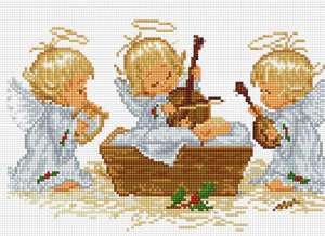 Dimensioni personalizzate che suonano musica angelo per bambini pittura con diamanti per soggiorno decorazione con pittura a diamante - Product Image 3