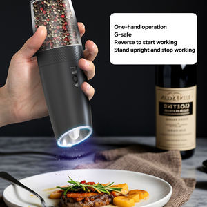 Nouveauté <span class=keywords><strong>Moulin</strong></span> <span class=keywords><strong>à</strong></span> <span class=keywords><strong>Poivre</strong></span> et <span class=keywords><strong>à</strong></span> Sel <span class=keywords><strong>Électrique</strong></span> Rechargeable en Céramique <span class=keywords><strong>à</strong></span> Gravité pour Usage Domestique Ensemble de <span class=keywords><strong>Moulin</strong></span> <span class=keywords><strong>à</strong></span> <span class=keywords><strong>Poivre</strong></span> - Product Image 3