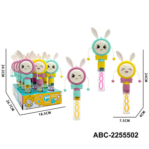 Anneau de <span class=keywords><strong>dentition</strong></span> en plastique, hochet, <span class=keywords><strong>jouet</strong></span> à bulles en forme de lapin, bâtonnet à bulles, de Guangdong, pour les enfants de 2 à 4 ans, unisexe - Product Image 2