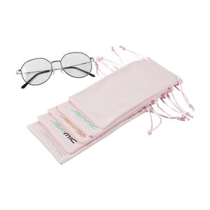 Bolsa de tela de microfibra con logotipo personalizado para gafas, estuche de microfibra para gafas de sol, productos de cuidado - Product Image 4