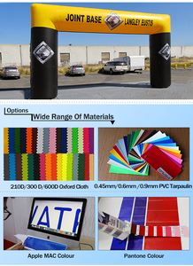 Venta caliente arcos inflables o carpa formas y diseños personalizados para celebración deportes diseños de arco de entrada impresos desmontables - Product Image 6