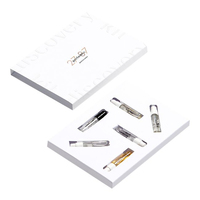 Ensemble de découverte cosmétique d'huiles essentielles personnalisé de 5 pièces ou 7 pièces, échantillon de test, flacon de 2 ml, livret, boîte en papier avec revêtement UV et gaufrage