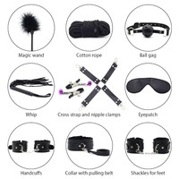 Costume de Jeu de Rôle BDSM Bondage, Kit de Contrainte 10 Pièces, Jouets Sexuels pour Couple Exotique Adulte Femme