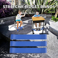 Bandes de résistance élastiques pour enfants, jouet sensoriel pour TDAH et autisme, imperméables, rebondissantes, pour chaise, 500 mm