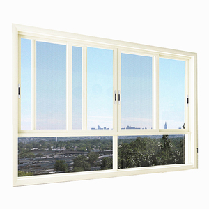 Fenêtres et portes coulissantes horizontales modernes, cadre en alliage d'aluminium, <span class=keywords><strong>double</strong></span> <span class=keywords><strong>vitrage</strong></span>, insonorisées, garantie 5 ans - Product Image 4