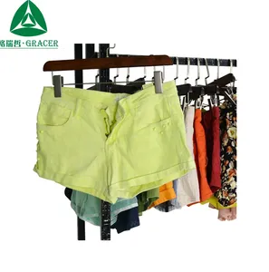 Shanghai Used Clothing Ladies Short Pants Cheap Used Clothing