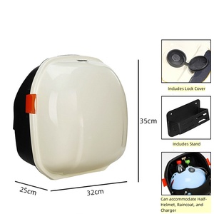 Factory Shipped Waterproof Medium-Size Motorcycle/Electric Scooter Rear Tailbox, <b>Storage</b> <b>Box</b> - Product Image 3