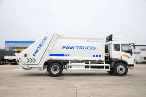 Faw xe tải chở rác để bán phía trước phía sau loader compactor xe tải 6 8 12 25 yard mới được sử dụng - Product Image 4