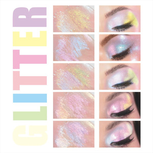 อายแชโดว์เหลวเปลี่ยนสีแบบกันน้ำ กลิตเตอร์วิ้งค์ๆ สีสวยเปลี่ยนได้ รับผลิตตามสั่ง (OEM) ขายส่ง MLM Hot Sale แบรนด์ส่วนตัว - Product Image 4