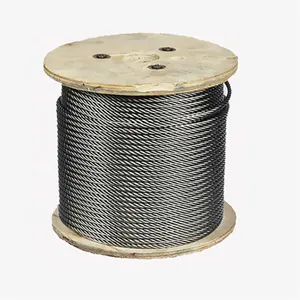 Filo di filo di acciaio zincato guy wire 1x7,1x19 per cavi ACSR fornitore cinese standard ASTM