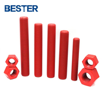 Revêtement Tefln Spécification Zinc Plaqué B7 Couleur Rod Couleur Barre Ronde Double Extrémité Goujon Boulon