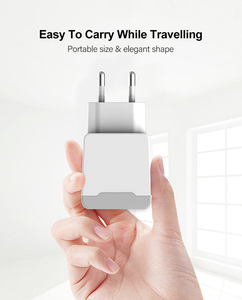 PUJIMAX Smart EU Plug Dual <strong>USB</strong> Wall Charger 5V <strong>2</strong>.1A <strong>Output</strong> Mobile Phone Travel Fast Charger for All Smart Phones Charge - Product Image 3