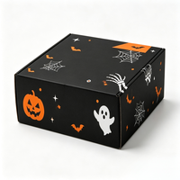 Umweltfreundliche Halloween-Süßigkeiten-Versandbox Maßgefertigte Geschenkverpackung für Feiertagssüßigkeiten Party-Gastgeschenk Süßigkeiten-Verpackungsbox