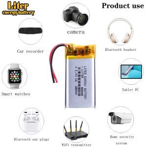 Batería de Iones de Litio Polímero Li-po 602040 3.7V 500mah Adecuada para Electrodomésticos - Product Image 5