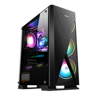 Toran SAMA — boîtier pour ordinateur, excellente coque atx avec panneau avant en verre trempé, tour de pc