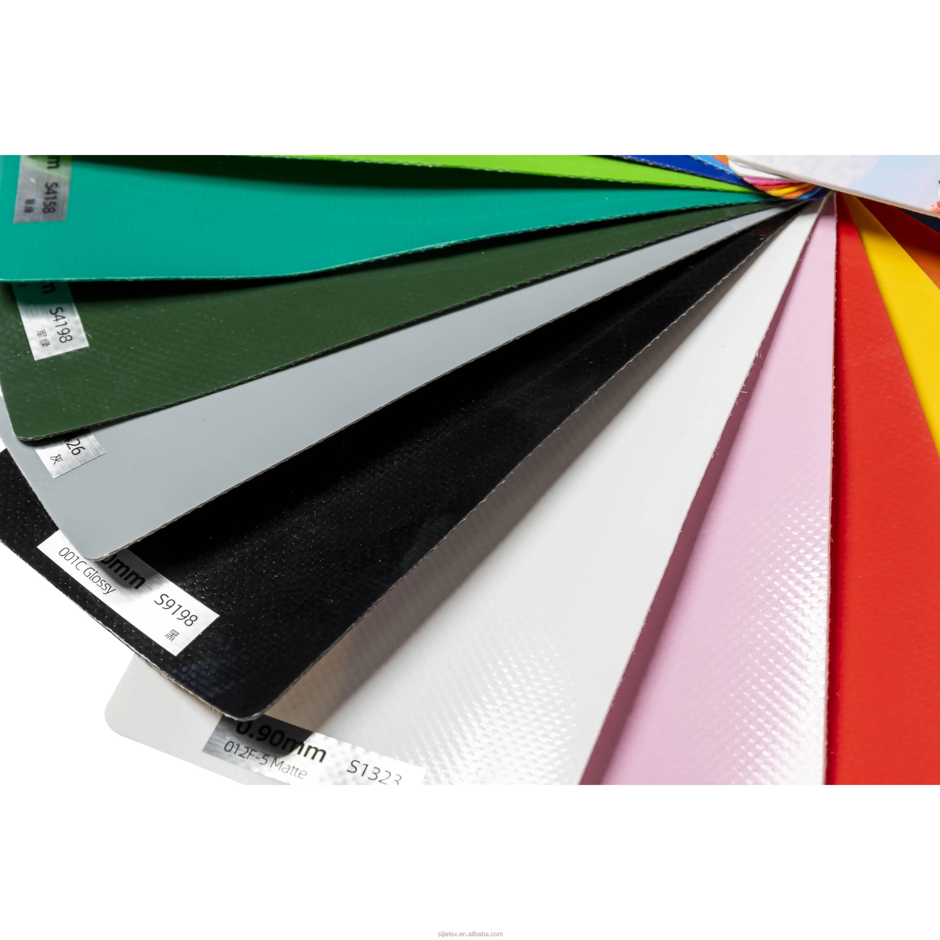 SIJIATEX Knife Coating and Laminating PVC Laminated Coated Fabric Tarpaulin for Tent, Truck Cover