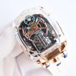 Montre mécanique JC Engine de haute qualité avec boîtier en cristal pour homme, montre multifonctionnelle - Product Image 4