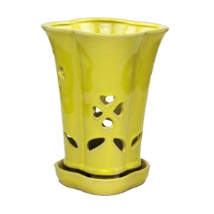 Vase à orchidées en céramique personnalisé de Chine, pots à fleurs de <span class=keywords><strong>cymbidium</strong></span> avec trous - Product Image 3