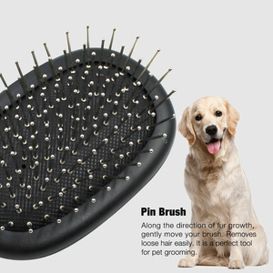 Cepillo Combinado de Doble Cara KUDI con Cerdas y Púas para el Cuidado del Pelo de Perros y Gatos - Product Image 6