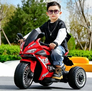 Moto électrique pour enfants, batterie 6V, 3 roues, jouet pour enfants de 2 à 6 ans, simple ou double propulsion, avec musique Bluetooth - Product Image 4