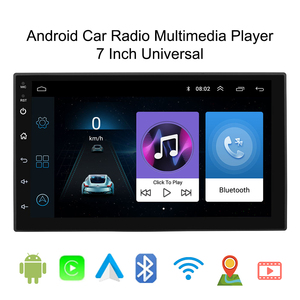 Autoradio 7 pouces avec navigation GPS, <span class=keywords><strong>CarPlay</strong></span> sans fil, 2 DIN Android, radio FM AM RDS, écran tactile avec prise en charge de la caméra arrière et du commande au volant - Product Image 5