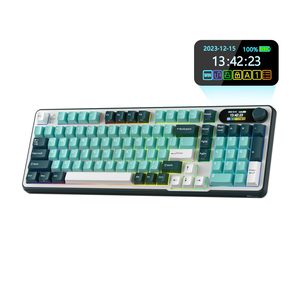 Teclado Mecánico Inalámbrico OEM ODM con Pantalla Inteligente y Perilla, Teclado para Juegos RGB <span class=keywords><strong>de</strong></span> 96 Teclas - Product Image 1