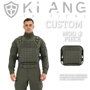 工場レーザーカットプレートキャリアベスト戦術用500Dコーデュラ通気性個人用防護ベスト戦術用防弾ベスト - Product Image 1