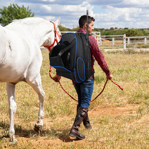 Custom Professional Equestrian <strong>Backpack</strong> For <strong>Horse</strong> Riding Durable Polyester Portable Features For Boots Helmet Outdoor Bags - Product Image 6