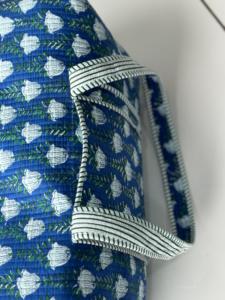 Bolsa de lona de algodón de moda con cierre de cremallera de impresión elegante On-The-Go Essentials para viajar - Product Image 2