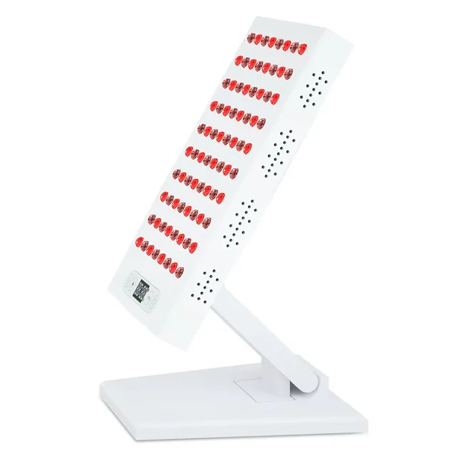 Standing 400W Timable Home Red Light Therapy Device with 660nm 850nm Wavelengths 80 LEDs for Body Use