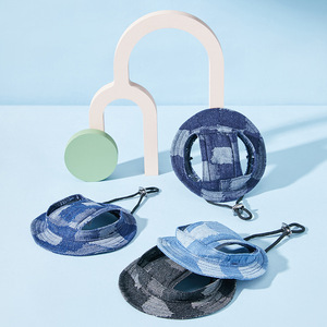 Sombreros para perros para primavera y verano, protección solar para Samoyeds y Corgis, sombreros que dejan las orejas al descubierto, lindos sombreros para gatos, sombreros tipo pescador. - Product Image 1
