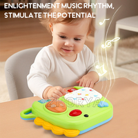 Zhorya Baby Sensory Toy Mini Dinosaur Keyboard Musical Cartoon Piano Instrument Education Toys