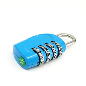 Cadenas à combinaison Ch-15H 67x30x13mm, serrure de gym à quatre chiffres, corps ovale en alliage de zinc - Product Image 4