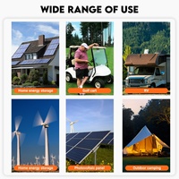 Stock UE Onduleur hors réseau 3.2V 280Ah SPF 6000 Es Plus 48V 6000W pour système d'énergie solaire domestique