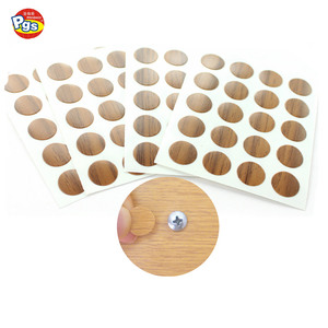 Accesorio para muebles Prodigy, cubiertas adhesivas de plástico para tapones de rosca, Material de PVC y madera para agujeros de tornillos, a prueba de bebés - Product Image 3