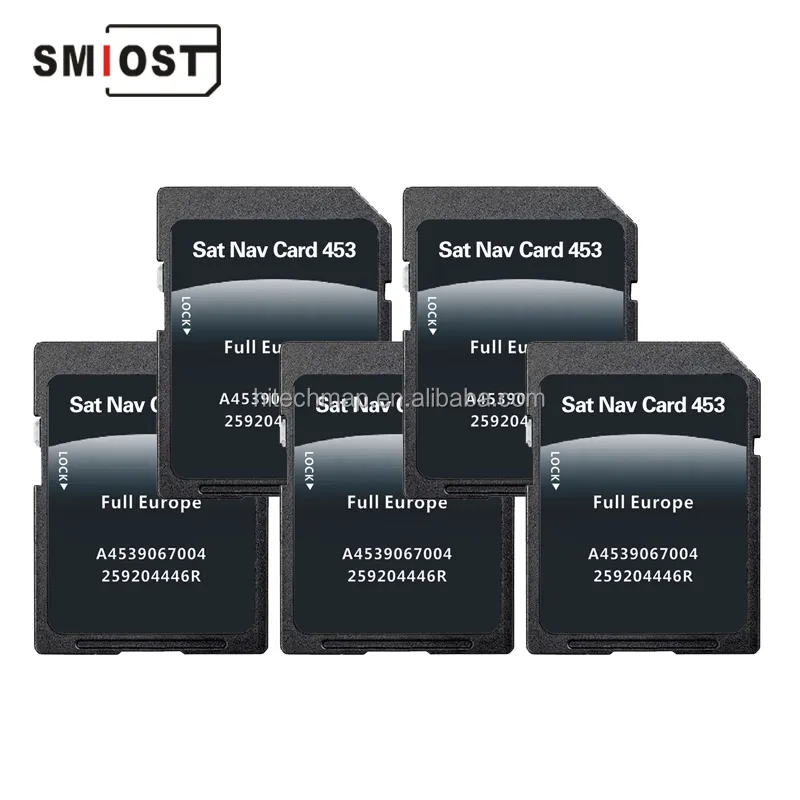 SMIOST Car Softwares SD Navigation GPS Car Map US Card Cid Memorial 16GB for Smart 453 64 gps