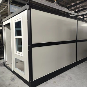 Casa Contenedor Plegable Económica, Impermeable, con Estructura de Acero Galvanizado de Alta Resistencia y Panel Sándwich de Lana de Roca Moderna - Product Image 1
