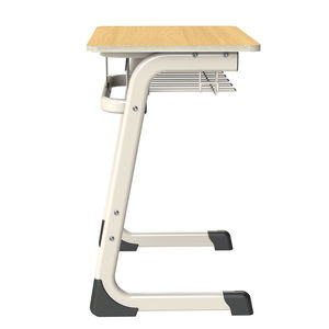 Conjunto de Escritorio y Silla <span class=keywords><strong>para</strong></span> Estudiantes 2026, Moderno, Duradero y Cómodo, de Metal y Madera, con Tablero de Madera, <span class=keywords><strong>para</strong></span> la Escuela y la Oficina en Casa - Product Image 4