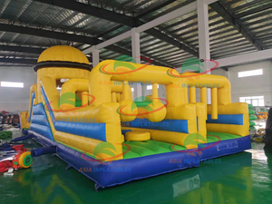 Trò Chơi Thử Thách Thiết Kế Mới Trò Chơi Nảy Nhà Tùy Chỉnh Bơm Hơi <span class=keywords><strong>5K</strong></span> Chạy Điên Rồ Khóa Học Bơm Hơi Để Bán - Product Image 4