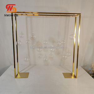 SMOOTH New Product Modern Wedding Party Decoration Metal Gold Flower <b>Stand</b> Luxury Table Centerpieces for Banquet Events - Product Image 3
