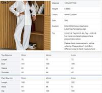 QINSI Piyama Wanita Terbaru 2026 Model Longgar dengan Lis Hitam, Baju Tidur 2 Potong, Loungewear Katun, Set Piyama Santai