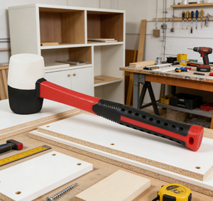 Martillo de <span class=keywords><strong>Maquinista</strong></span> de Doble Color con Mango de Goma y Fibra de Vidrio, Revestimiento de Doble Capa, Alta Calidad, Grado Industrial, Varias Funciones, OEM - Product Image 2