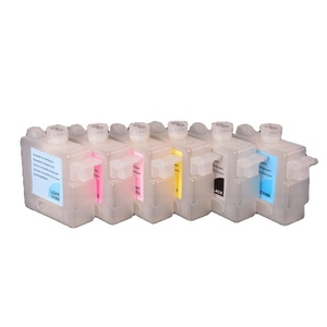 Supercolor 330ml/pcs BCI-1411 1421 Cartucho de Tinta Recargable Vacío con Chip Permanente para Impresora Canon IPF W8400 W8200 W7200 - Product Image 1