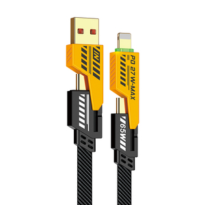 Câble de synchronisation et de charge rapide PD 100W 4 en 1, 1m, USB C vers USB A, Micro USB, Type C, transfert de données pour téléphone, tablette, ordinateur portable - Product Image 1