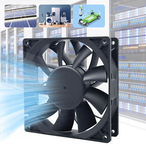 พัดลม DC 140x140x38มม. 14038การไหลของอากาศสูง12V 24V แบบเงียบสำหรับเครื่องใช้ในบ้านเครื่องเป่าโถเป่าแห้งเครื่องจักรระบายความร้อนอุตสาหกรรม - Product Image 1